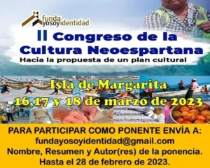 2nd Congress of Neoespartan Culture. March 16, 17 and 18, 2023.